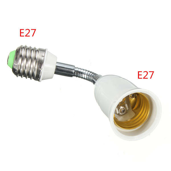 E27 to E27 LIGHT BULB SOCKET ADAPTER/CONVERTER + A FLEXIBLE GOOSENECK EXTENSION. Collections allowed