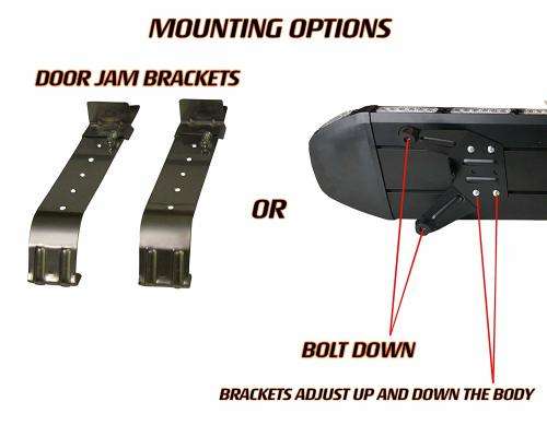 Squadron Leader Amber LED Roof Top Flash Strobe Light Black Hawk Stealth Design. Collections Allowed