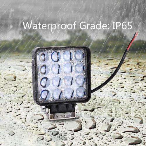 48W 4D LED Auto Work Spot Lights: 4D Optical Lens  9~32V DC. Collections are allowed.