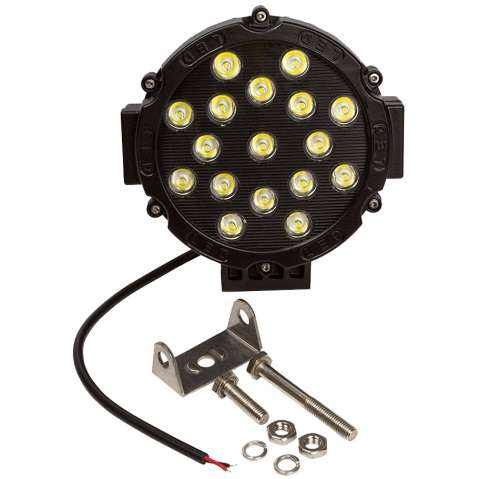 51W LED Spotlight For Vehicles, Boats etc 10 ~ 30V DC Black Frame Colour. Collections are allowed.
