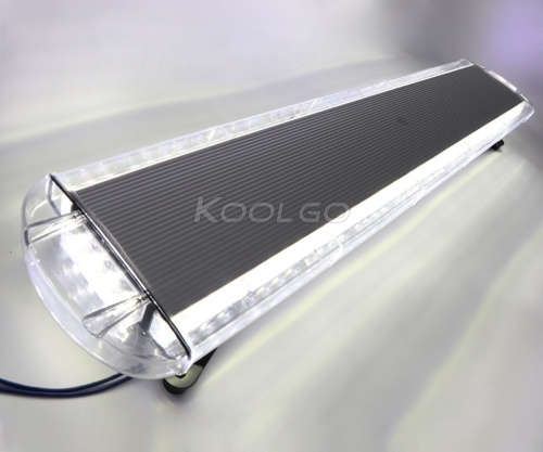 Cool White Security Vehicle Roof Top LED Hazard Warning Flash Strobe Light Bar. Collections Allowed.