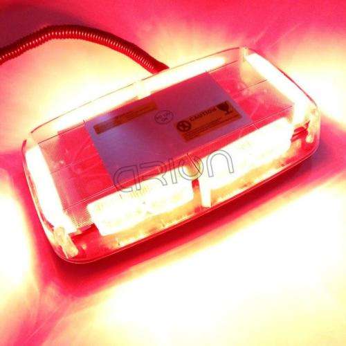 High Intensity COB LED Strobe Emergency Hazard Warning Red Roof Top Light. Collections are allowed.