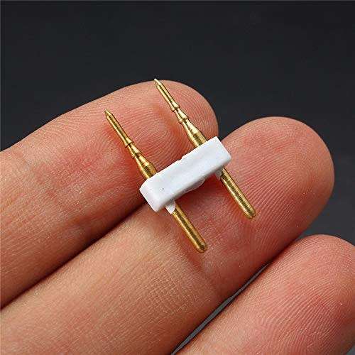 2-Pin Type 6mm, 8mm, 10mm Copper Connector Pins For 220V LED Strip Lights. Collections Are Allowed.