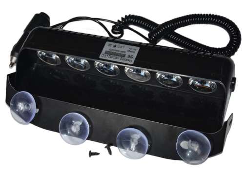 Dashboard Windscreen LED Strobe Flash Vehicle Dash Light. Yellow Amber Orange. Collections Allowed.