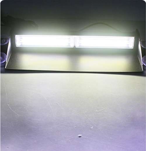 Cool White COB LED Windscreen Dashboard Vehicle Strobe Flash Dash Light Bar. Collections Are Allowed