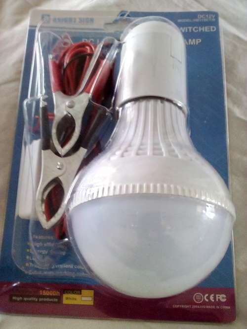 12V LED Emergency Light Bulb Kit. Ideal Load Shedding Solution. Collections Are Allowed.