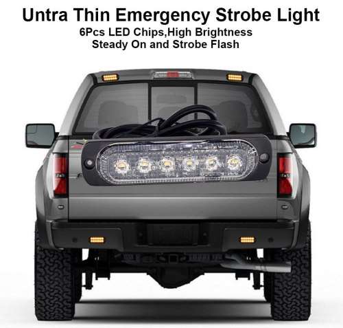 Orange Yellow Amber LED Flash Cluster Strobe Grille Lights 12V/24V. Collections Are Allowed.