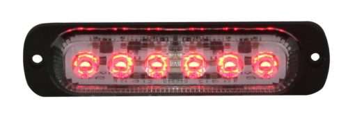 Red Bumper Grille LED Vehicle Flash Strobe Cluster Side Marker Lights 12V/24V. Collections Allowed.