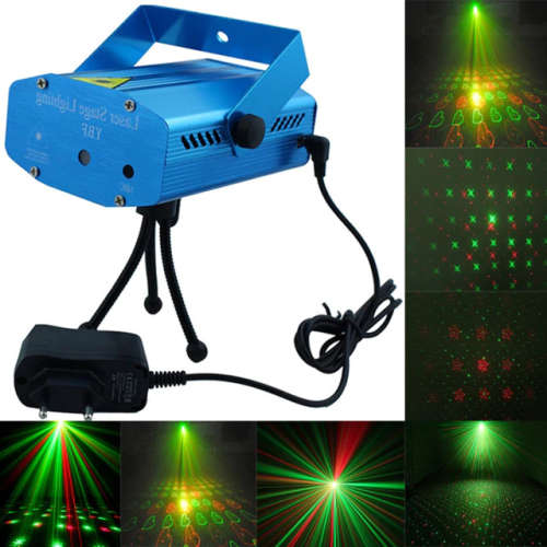 Mini Laser Stage Disco Party Holographic Light Projector. Collections are allowed.