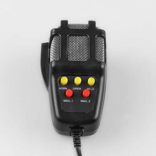 12V Car Vehicle Alarm Siren Horn with Loudspeaker Microphone. Collections Are Allowed.