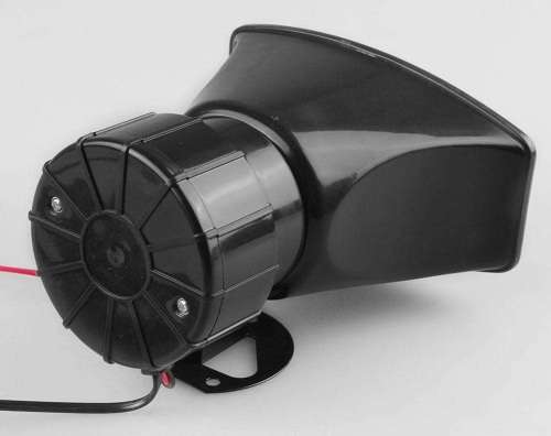 12V Car Vehicle Alarm Siren Horn with Loudspeaker Microphone. Collections Are Allowed.