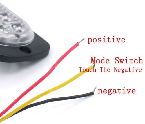 Orange Yellow Amber LED Flash Cluster Strobe Grille Lights 12V/24V. Collections Are Allowed.