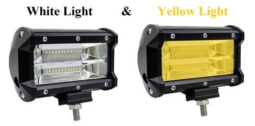 LED Combo Warning Strobe/Flash Flood Light: 72W 10~30V DC. Collections are allowed.
