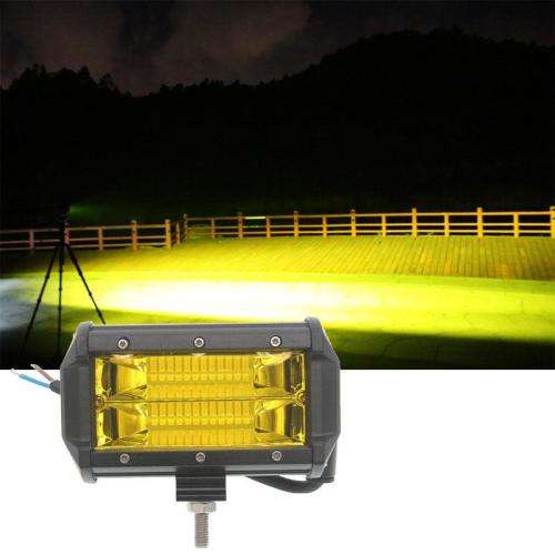 LED Combo Warning Strobe/Flash Flood Light: 72W 10~30V DC. Collections are allowed.