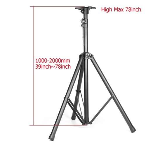 Heavy Duty TriPod Speaker Stand: Telescoping Adjustable In Black Colour. Collections allowed