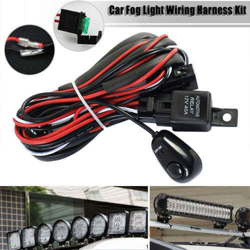 Heavy Duty Wiring Harness Kit With Relay, Fuse, On/Off Switch. Wire Harness. Collections Are Allowed