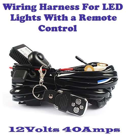 Wiring Harness Kit for LED Lights with Remote Control and More. Collections are allowed.