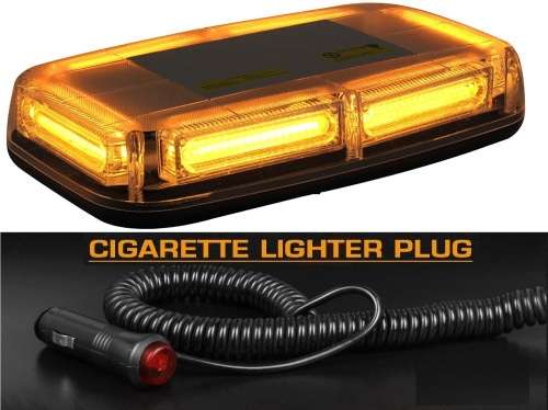 Strobe Flash Magnetic Vehicle Roof Top Amber Orange Yellow COB LED Light Bar. Collections Allowed.