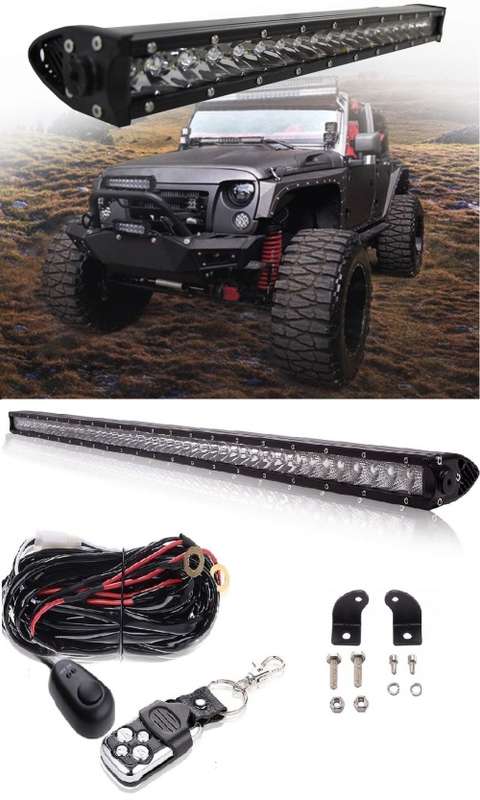 LED Light Bar 50inch Ultra Slim Design + Wiring Harness and More. Collections allowed.
