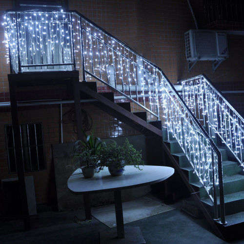 LED Decorative Fairy Curtain Lights Waterproof 220V AC in Cool White. Collections are allowed.