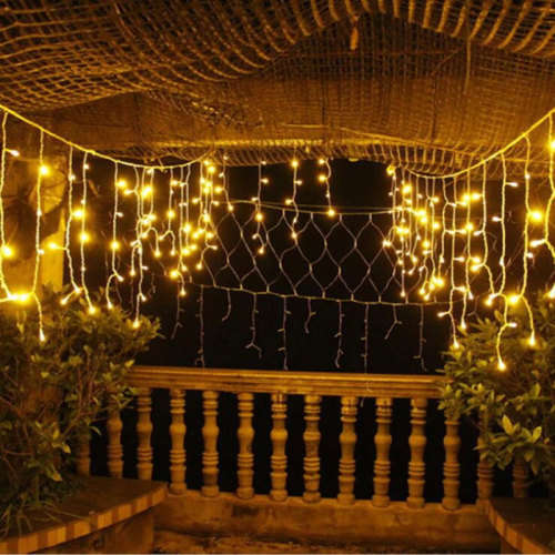 Warm White LED Decorative Fairy Curtain Lights Waterproof 220V AC. Collections are allowed.