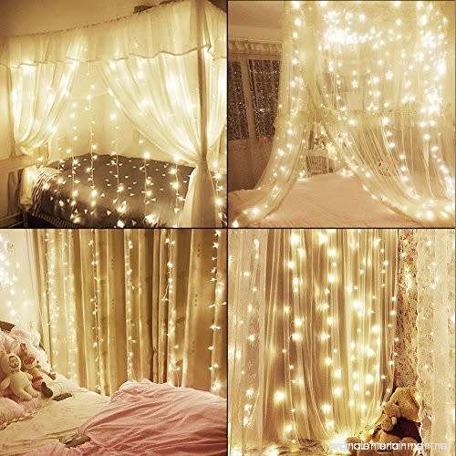 Warm White LED Decorative Fairy Curtain Lights Waterproof 220V AC. Collections are allowed.