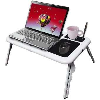 Laptop Stand E-Table. Foldable, Adjustable, Portable with Cooling Fans. Collections are allowed.