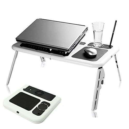 Laptop Stand E-Table. Foldable, Adjustable, Portable with Cooling Fans. Collections are allowed.