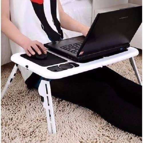 Laptop Stand E-Table. Foldable, Adjustable, Portable with Cooling Fans. Collections are allowed.