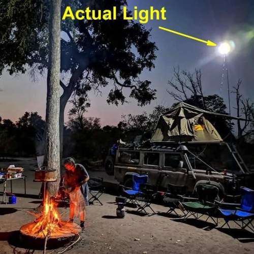Outdoor LED Multifunction Light, Telescopic Rod ideal for Camping, Fishing. Collections Allowed.