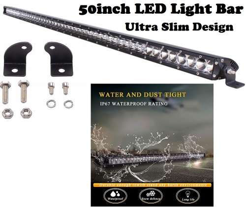 LED Light Bar 50inch Ultra Slim Design Single Row. Collections allowed.