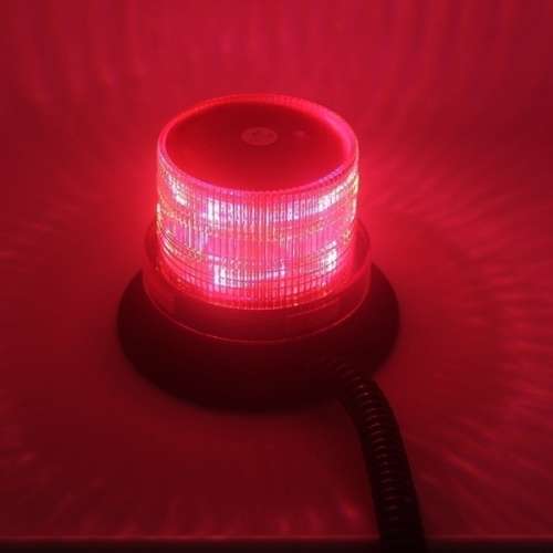 LED Magnetic Strobe Flash Beacon Light RED 12V/24V DC. Collections are allowed.
