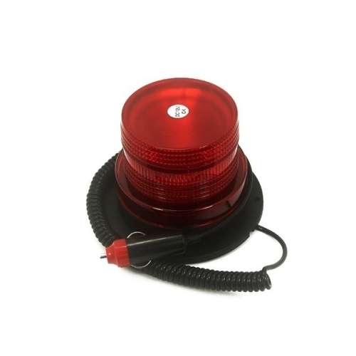 LED Magnetic Strobe Flash Beacon Light RED 12V/24V DC. Collections are allowed.