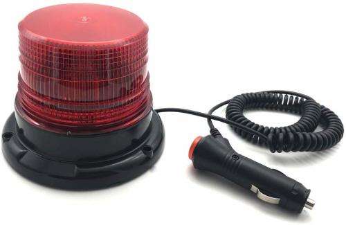 LED Magnetic Strobe Flash Beacon Light RED 12V/24V DC. Collections are allowed.