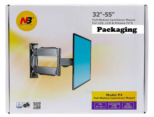 TV Wall Mount Bracket, Full Motion Cantilever Wall Mount Bracket. Collections are allowed.
