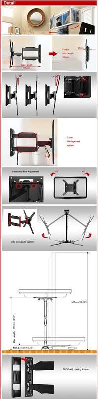 TV Wall Mount Bracket, Full Motion Cantilever Wall Mount Bracket. Collections are allowed.