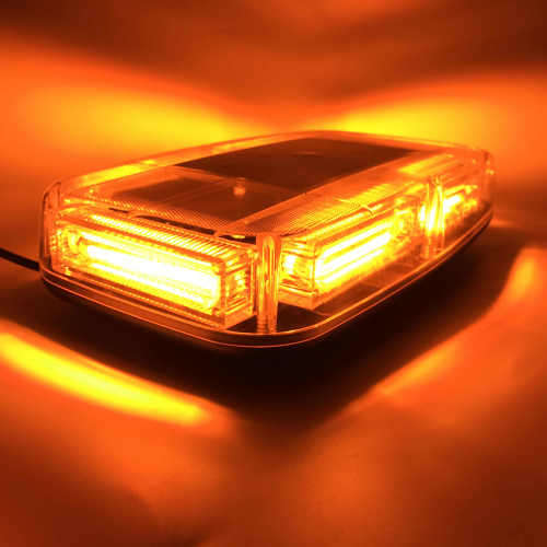 Strobe Flash Magnetic Vehicle Roof Top Amber Orange Yellow COB LED Light Bar. Collections Allowed.
