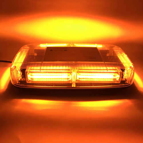 Strobe Flash Magnetic Vehicle Roof Top Amber Orange Yellow COB LED Light Bar. Collections Allowed.