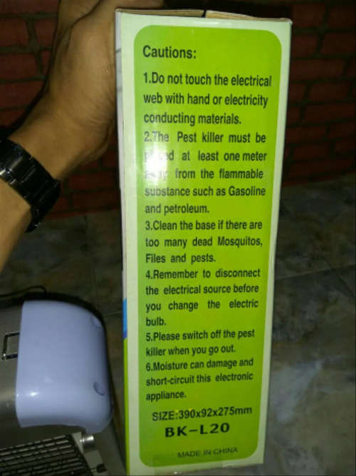Insect Pest Killer, Electronic Insect Mosquito Killer 20W Power Rating. Collections are allowed.
