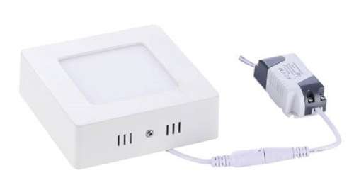 LED Ceiling Lights: Surface Mounted Square Complete with Fittings + Driver/PSU. Collections allowed.