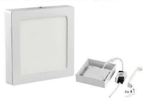 LED Ceiling Lights: Surface Mounted Square Complete with Fittings + Driver/PSU. Collections allowed.