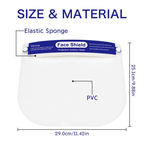 Face Shield Protective Anti-Fog Safe, Comfortable and Re-Usable. Collections Are Allowed.