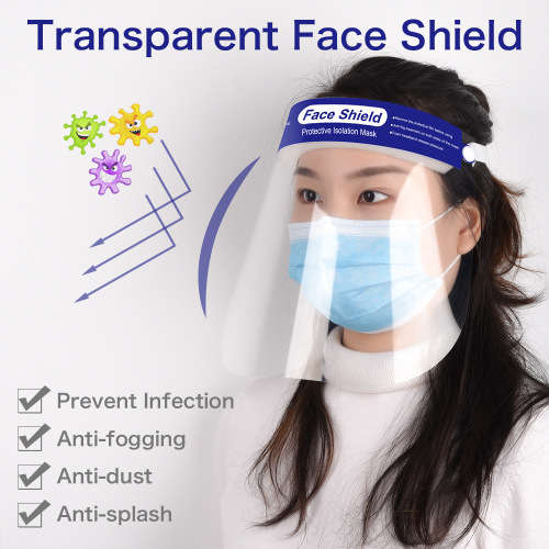 Face Shield Protective Anti-Fog Safe, Comfortable and Re-Usable. Collections Are Allowed.