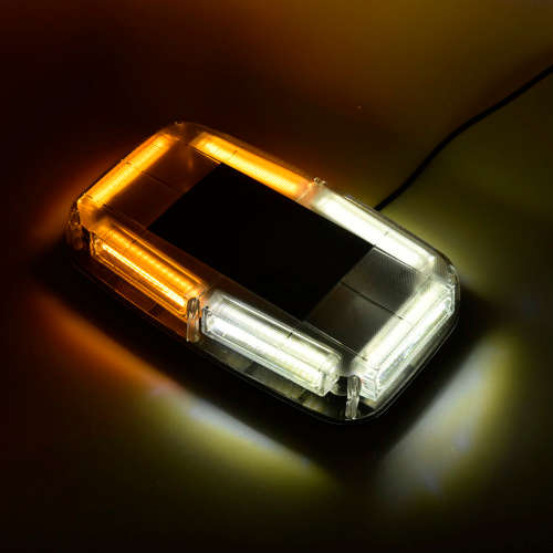 Amber + Cool White High Intensity COB LED Strobe Car Roof Top Flash Light Bar. Collections Allowed.
