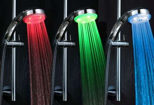 LED MultiColour Shower Head, Colour Changing. Collections Are Allowed.