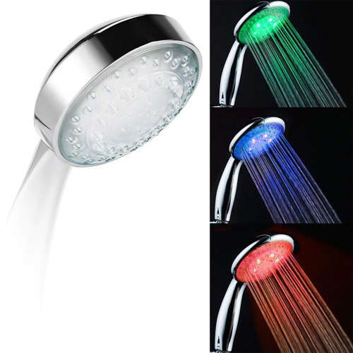 LED MultiColour Shower Head, Colour Changing. Collections Are Allowed.