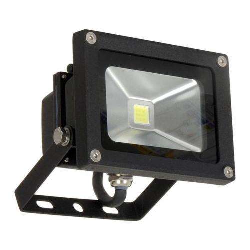 10W LED Floodlights: 10W 220V AC in Cool White, Black Housing. Collections Are Allowed.