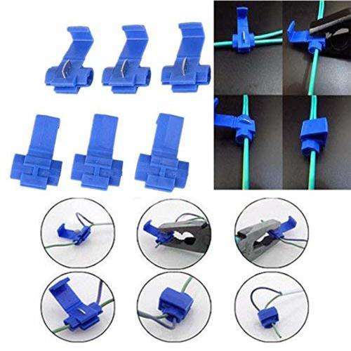 Solderless Wire Connectors Terminals Crimp Electrical Lock Quick Splice. Collections are allowed