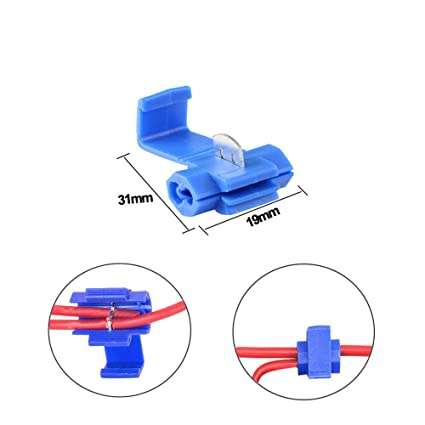 Solderless Wire Connectors Terminals Crimp Electrical Lock Quick Splice. Collections are allowed