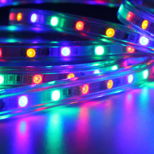 100m MultiColour LED RGB Strip Rope Light 220V Complete With Remote Control Kit. Collections Allowed